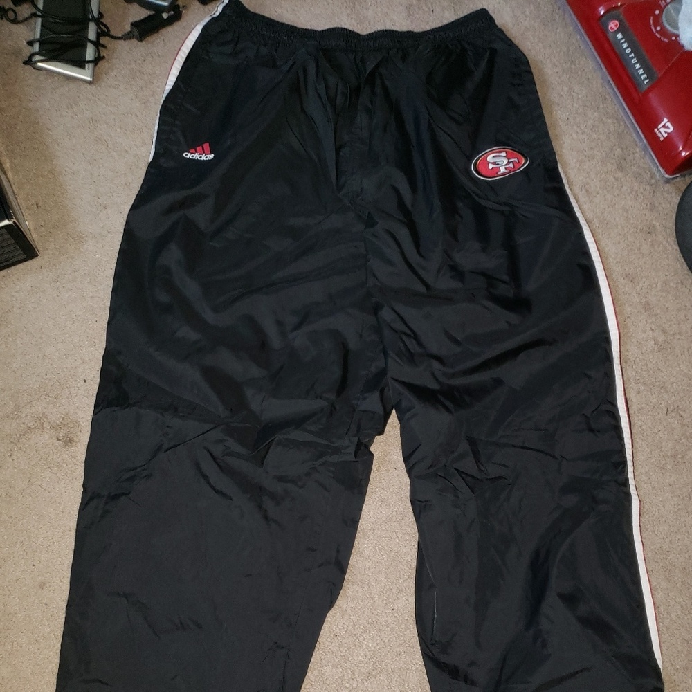 Adidas Team San Francisco 49ers 2XL track pants